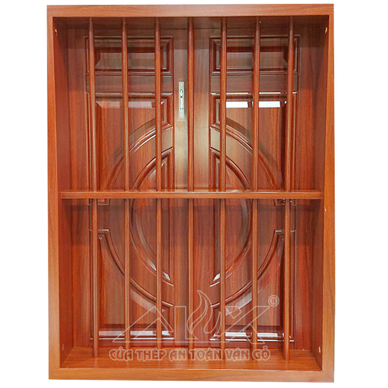 Cửa sổ thép vân gỗ: Với cửa sổ thép vân gỗ, bạn không chỉ có được tính năng chống ồn, chống trộm mà còn có cảm giác gần gũi với thiên nhiên khi nhìn vào những vân gỗ trang trí. Hình ảnh về sản phẩm này sẽ khiến bạn khó lòng chối từ.