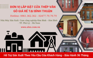 Cửa Thép Vân Gỗ Giá Rẻ Tại Bình Thuận