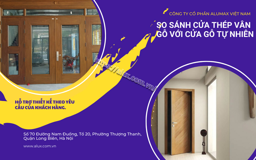 So Sánh Cửa Thép Vân Gỗ Với Cửa Gỗ