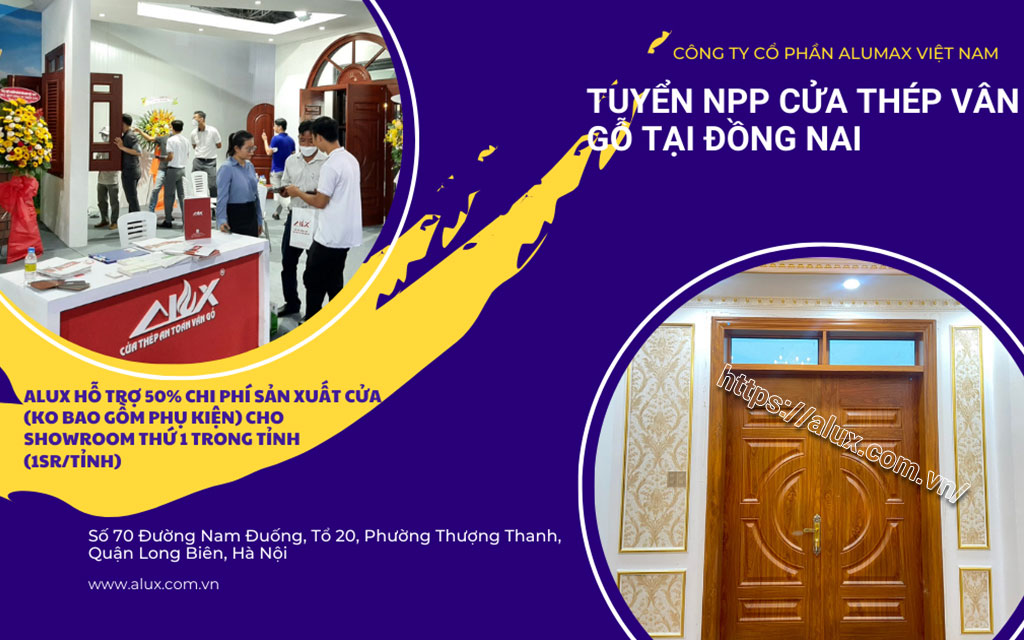 Tuyển Nhà Phân Phối Cửa Thép Vân Gỗ Tại Đồng Nai