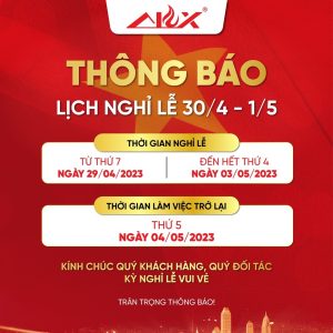 Thông báo lịch nghỉ lễ 30/4