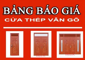 Báo giá cửa thép vân gỗ tại TP. Hồ Chí Minh