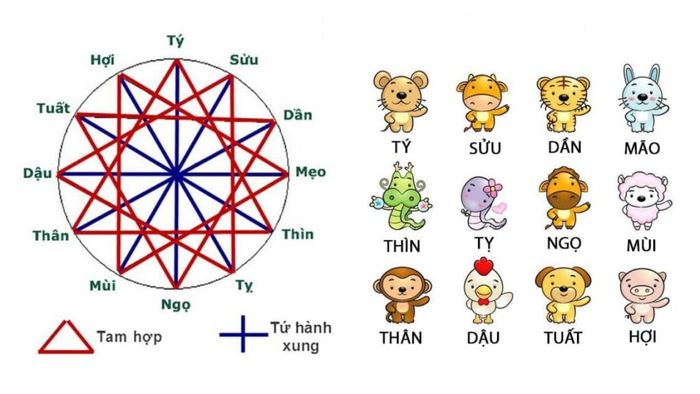 Các con giáp kỵ nhau với tuổi Tỵ