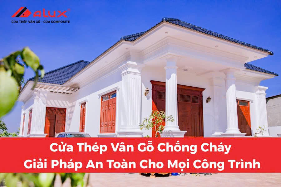 Cửa Thép Vân Gỗ Chống Cháy - Giải Pháp An Toàn Cho Mọi Công Trình