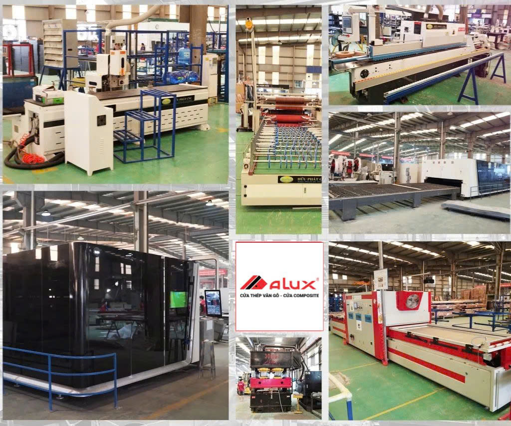 Các điểm nổi bật tại nhà máy cửa Alumax