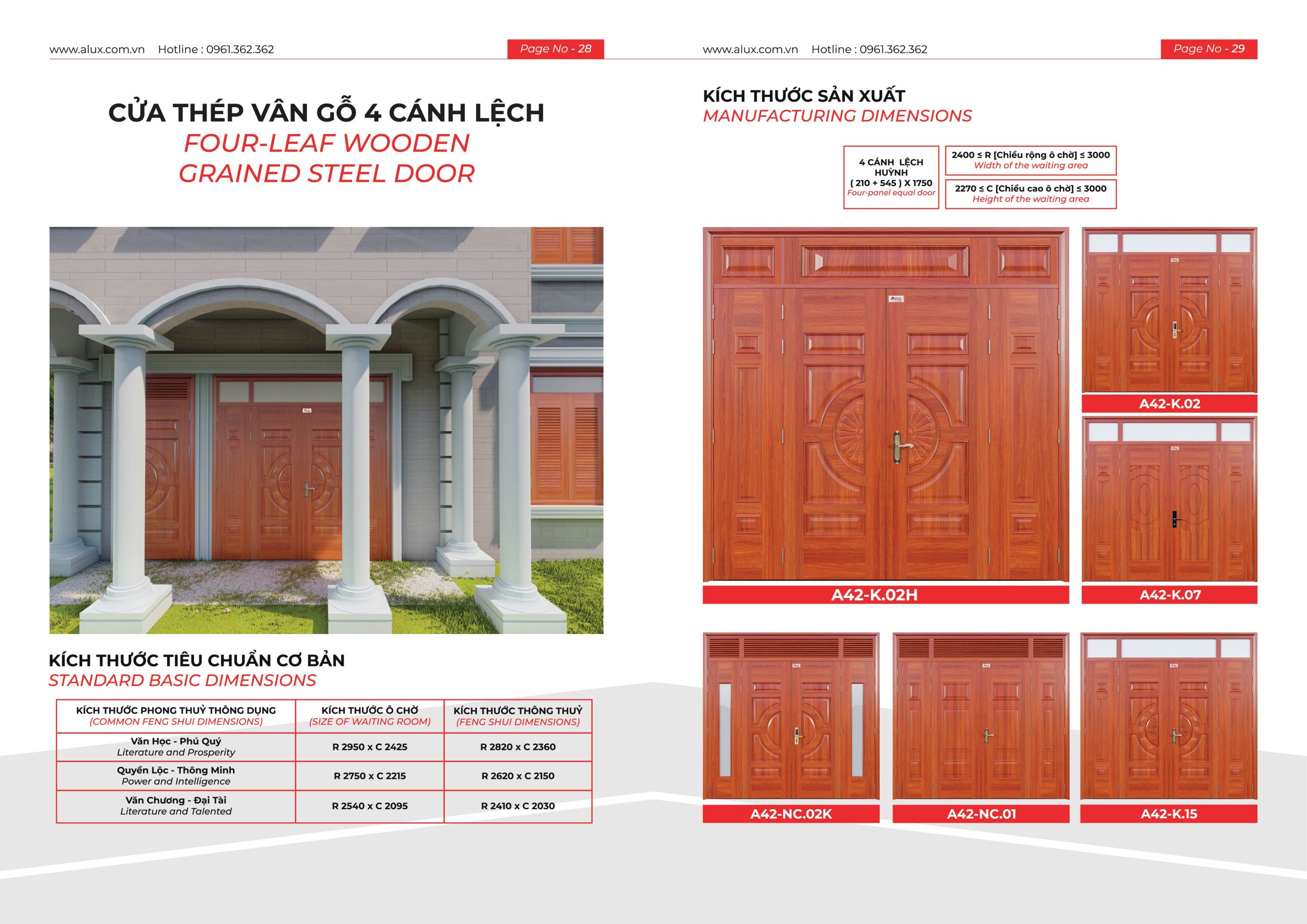 Các sản phẩm tiêu biểu của Alumax Việt Nam