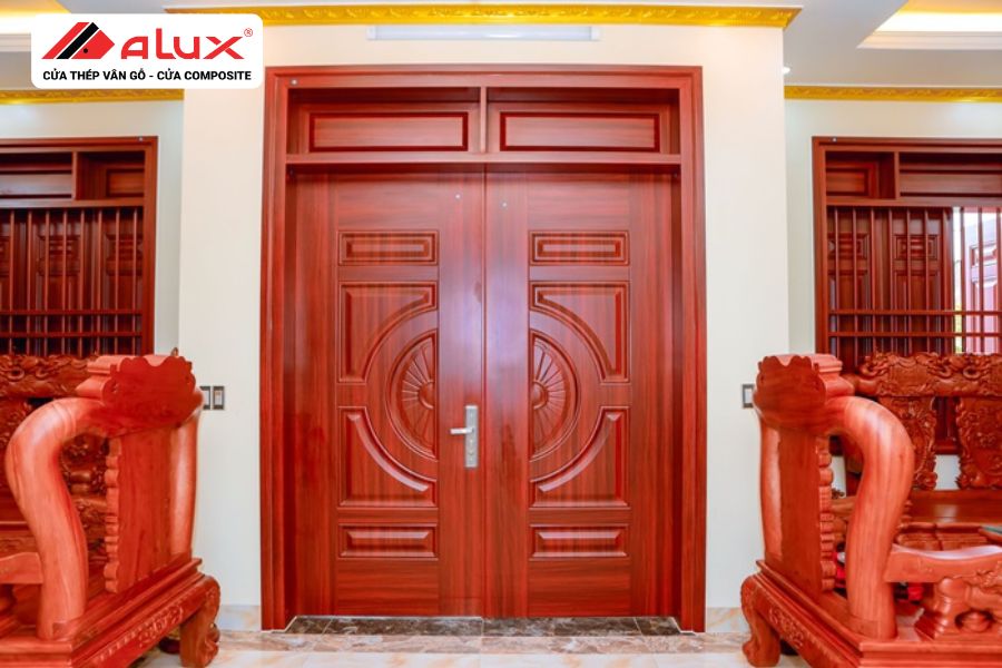 Giải Pháp Cửa Thép Vân Gỗ Chống Trộm Hiệu Quả
