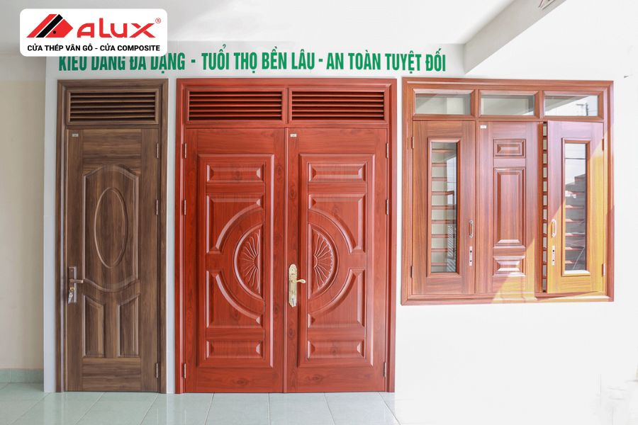 Giải Pháp Cửa Thép Vân Gỗ Chống Trộm Hiệu Quả