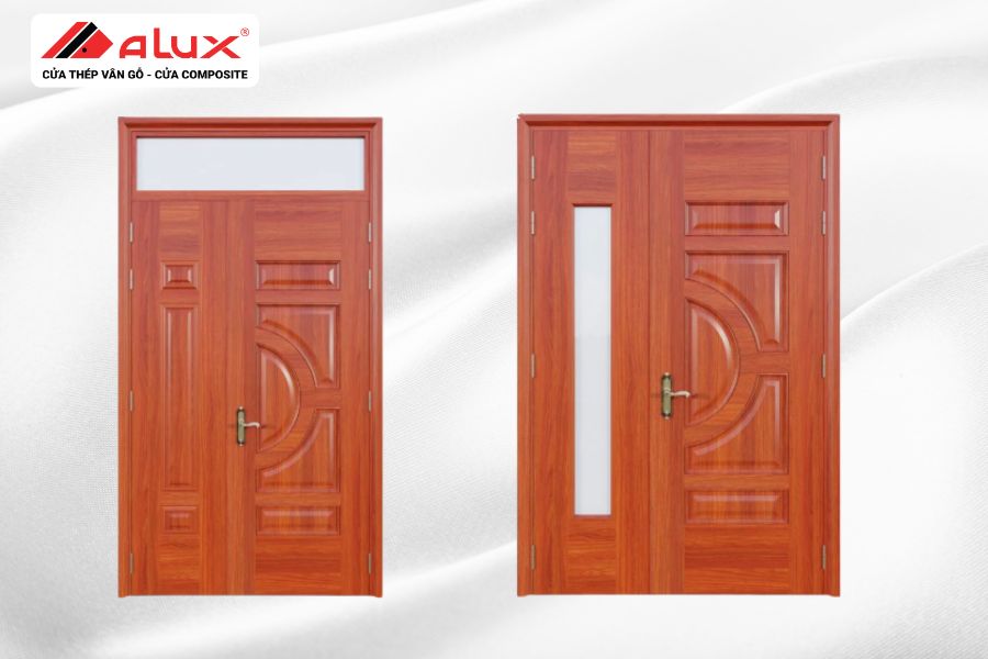 Những Mẫu Cửa Thép Vân Gỗ Đẹp Hiện Nay