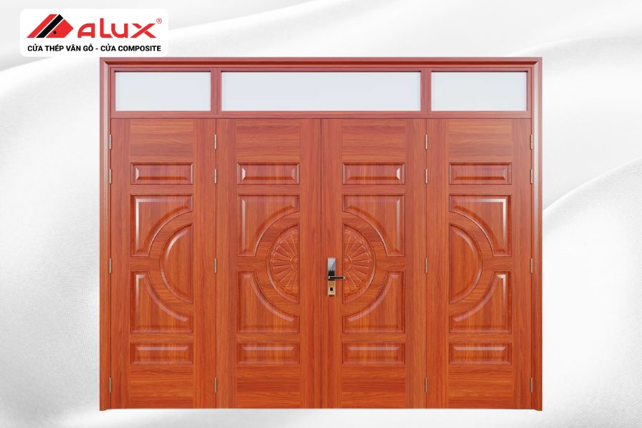 Những Mẫu Cửa Thép Vân Gỗ Đẹp Hiện Nay