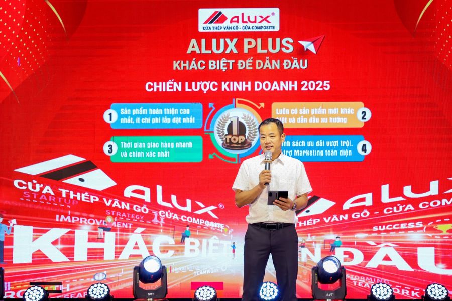 Vietnamnet.vn - Alumax Việt Nam ra mắt dòng cửa thép vân gỗ thế hệ mới Alux Plus