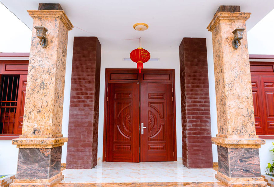 Kích thước cửa chính 2 cánh