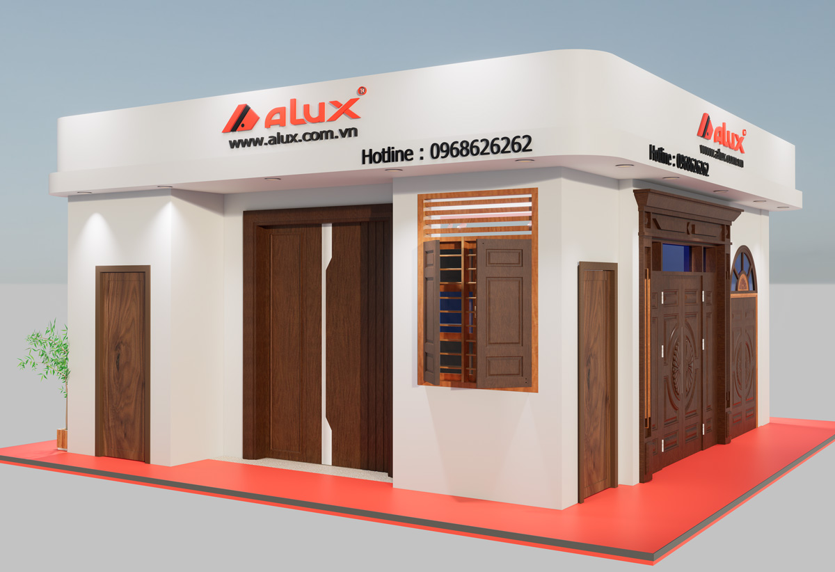 Hệ sản phẩm cửa thép vân gỗ Alux – đa dạng và ứng dụng cao