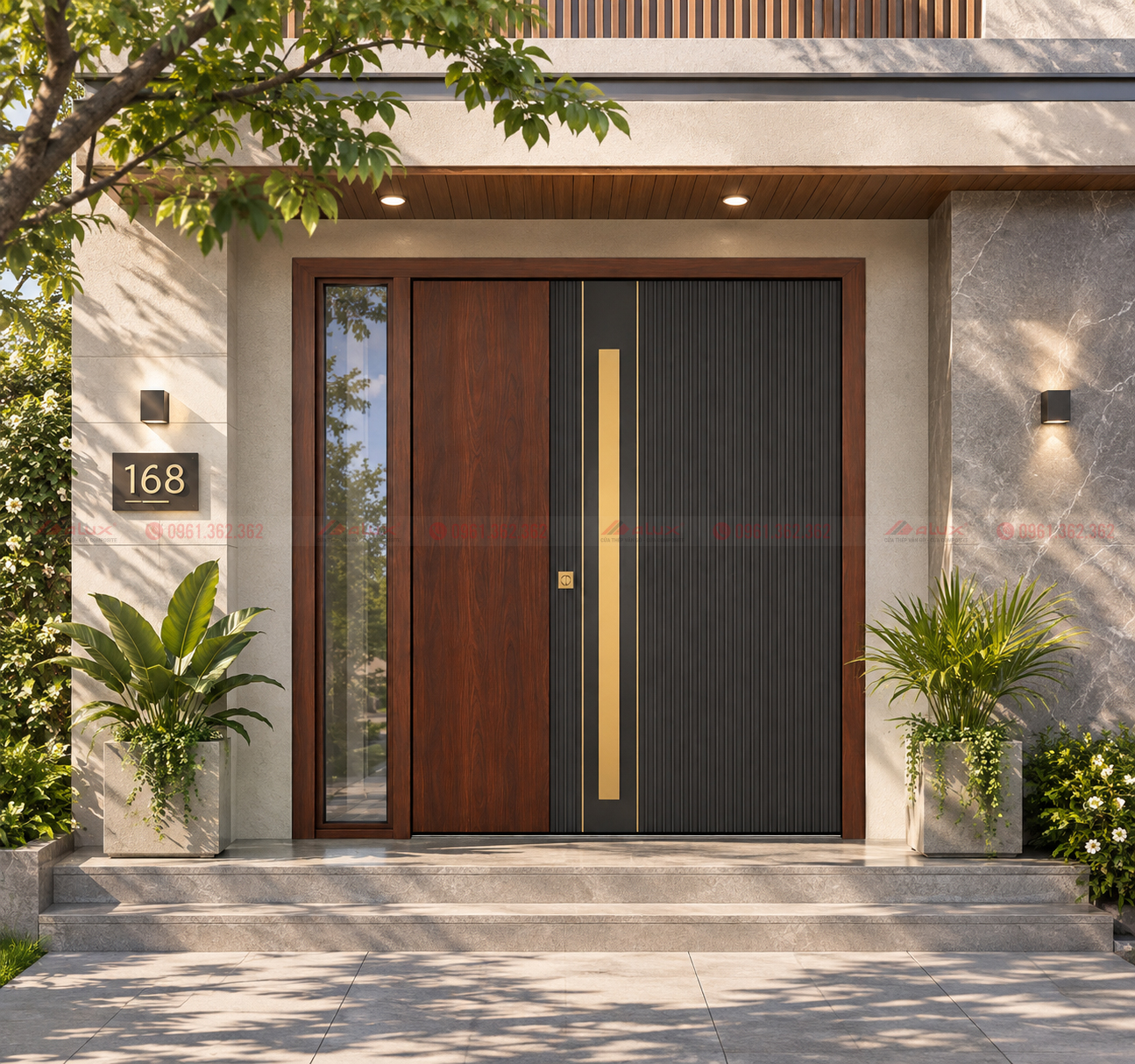 Cửa Alux Luxury – Khi cửa chính trở thành một phần của kiến trúc